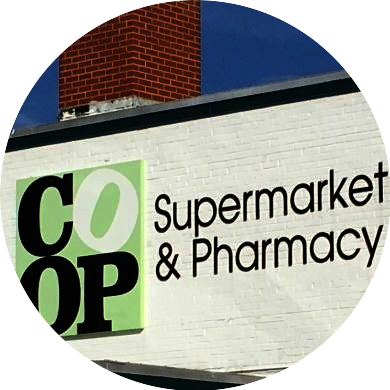 Greenbelt Co-op Supermarket and Pharmacy logo