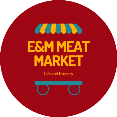 E & M Meat Market logo