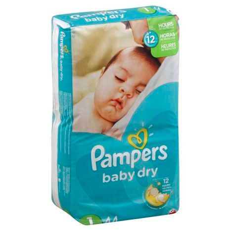 Buy Pampers Baby Dry Diapers, Size 1 (8-14 lb... Online | Mercato