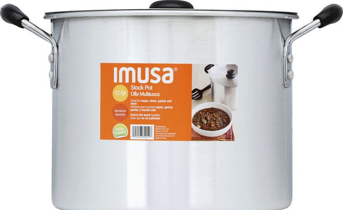 Imusa Stock Pot, 12 Quart