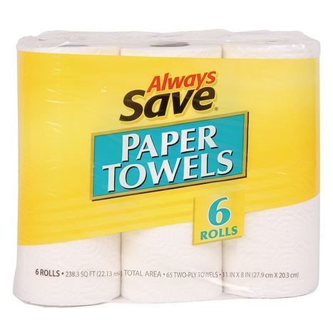 Buy Always Save Paper Towel Rolls - 6 Count Online | Mercato