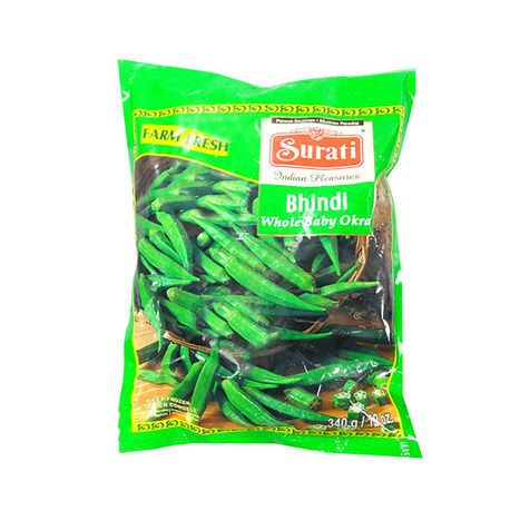 Buy Surati Frozen Bhindi Whole Baby Okra - 34... Online | Mercato