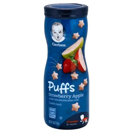 Buy Gerber Puffs, Strawberry Apple, Crawler (... Online | Mercato