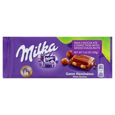 Buy Milka Milk Chocolate Confection, Whole Ha... Online | Mercato