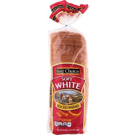 Buy Best Choice White Soft Bread - 24 Ounces Online | Mercato