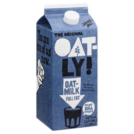 Buy Oatly Oat-Milk, Full Fat - 64 Ounces Online | Mercato