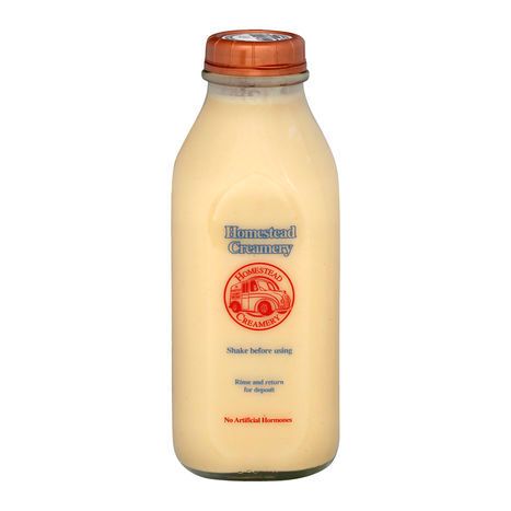 Homestead Creamery Milk in Glass Bottles