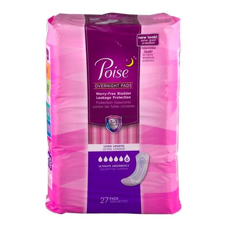 Buy Poise Pads, Ultimate 6, Long Length - 27 ... Online | Mercato