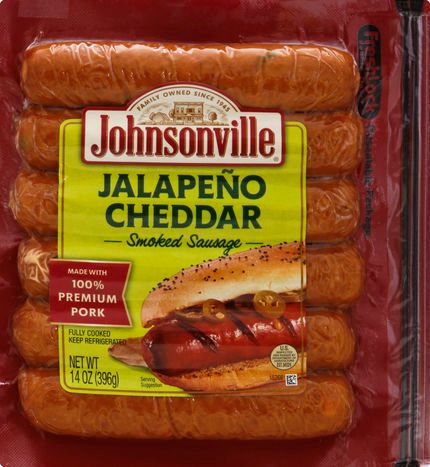 Johnsonville Smoked Bratwurst, 14 oz