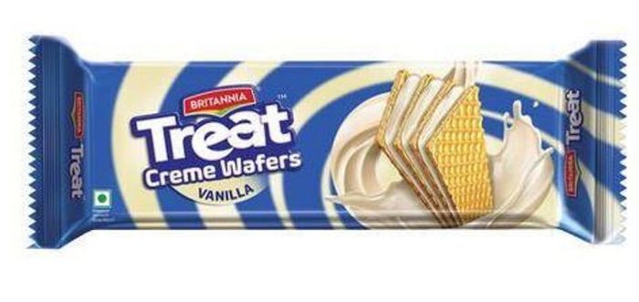 Buy Britannia Treat Vanilla Cream Wafers - 15 Online 