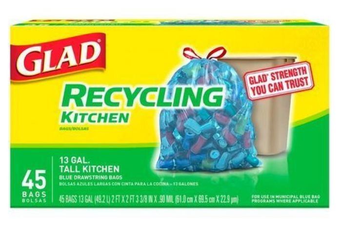 13 Gallons Plastic Trash Bags - 45 Count