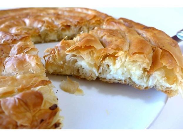 Buy Filo Spiral Pie with Feta and Cheese Online | Mercato