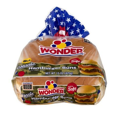 Buy Wonder Buns, Classic, Hamburger - 15 Ounces Online 