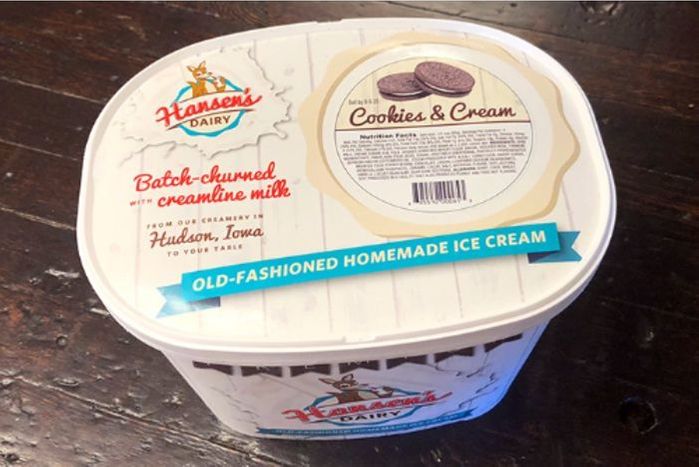 Buy Hansen's Dairy Ice Cream, half-gallon, Co... Online | Mercato
