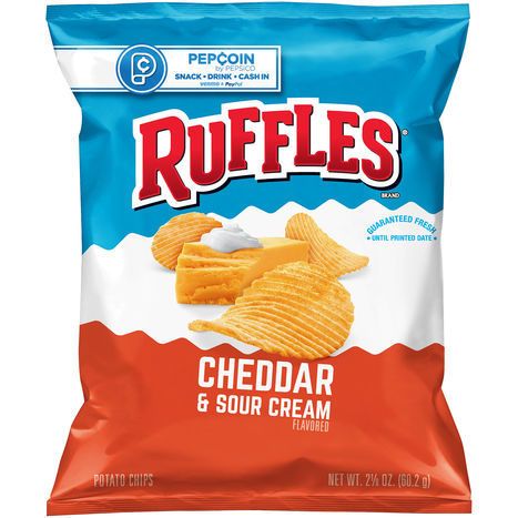 Buy Ruffles Cheddar & Sour Cream Flavored Pot... Online | Mercato