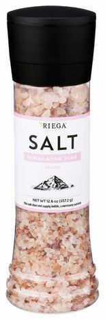 Riega® Himalayan Pink Salt Grinder - Riega Foods, LLC.