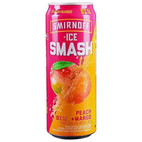 Buy Smirnoff Ice Smash Peach Mango Can - 23.5 Online 