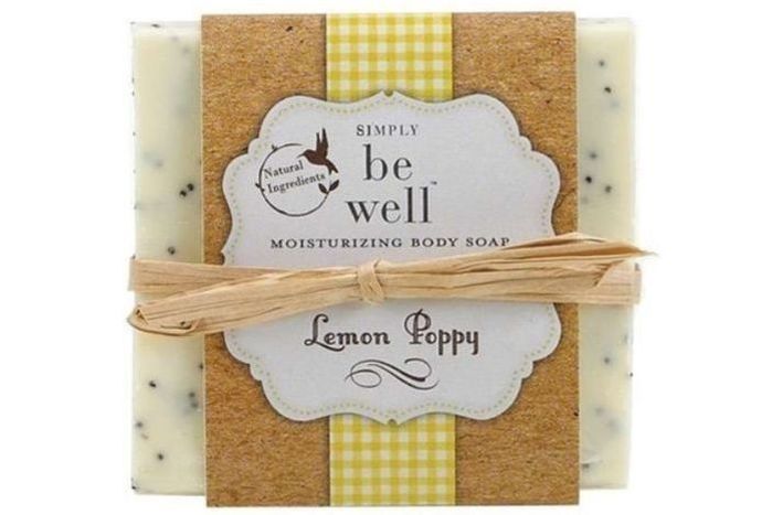 Simply Be Well Exfoliating Bar Soap 5oz 142g - Lemon Poppy