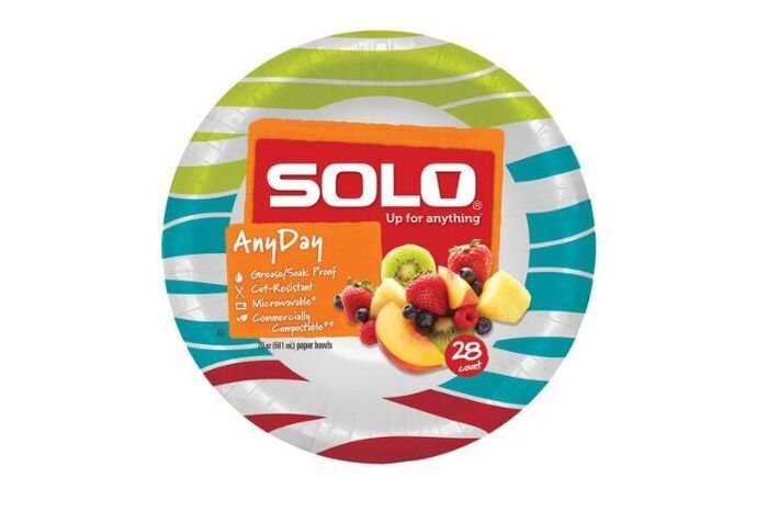 Solo Up for Anything AnyDay Paper Bowls, 28 count