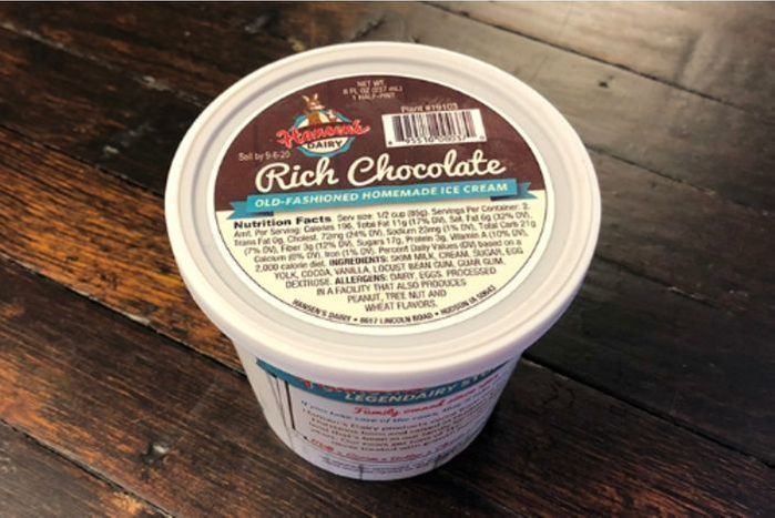 Buy Hansen's Dairy Ice Cream, 8 oz, Chocolate Online | Mercato