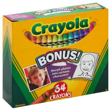 Buy Crayola Crayons, 64 Count - 64 Count Online | Mercato