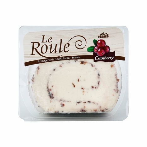 Buy Le Roule Cranberry Cheese - 4.4 Ounces Online | Mercato