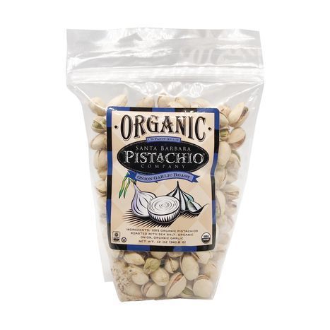 Santa Barbara Pistachio Company Onion Garlic Organic Pistachios