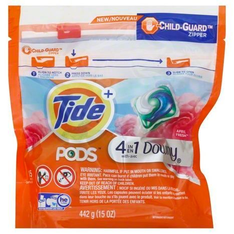 Buy Tide Pods Detergent, April Fresh - 15 Count Online | Mercato