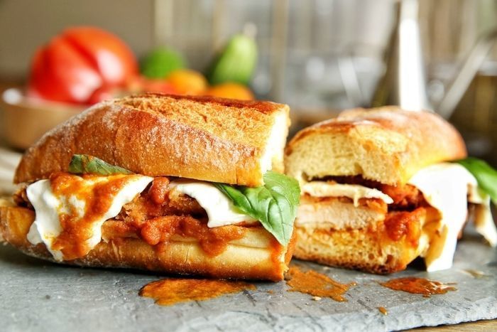 Buy Chicken Parmigiano Hero Sandwich - 12 Ounces Online | Mercato