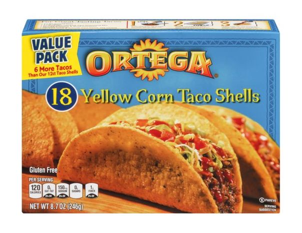 Buy Ortega Taco Shells Yellow Corn Value Pa Online Mercato 1800