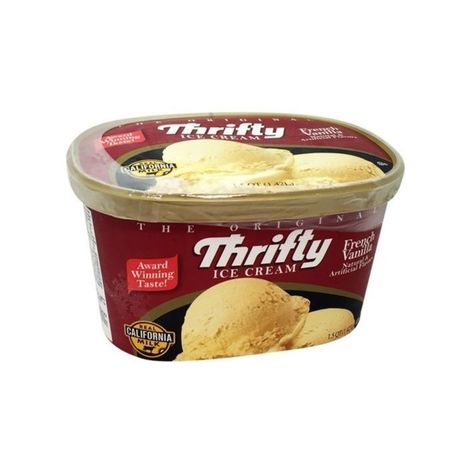 Buy Thrifty French Vanilla Ice Cream - 48 Ounces Online | Mercato