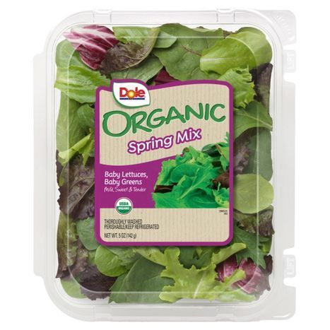 Buy Dole Spring Mix, Organic - 5 Ounces Online | Mercato