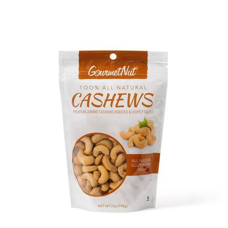 Buy Gourmet All Natural Cashew Nuts - 7 Ounces Online | Mercato