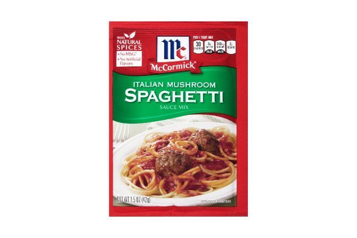 McCormick Italian Mushroom Spaghetti Sauce Mix, 1.5 oz