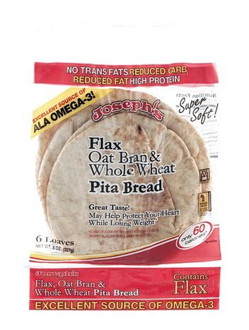 Buy Josephs Pita Bread, Flax, Oat Bran & Whol... Online ...