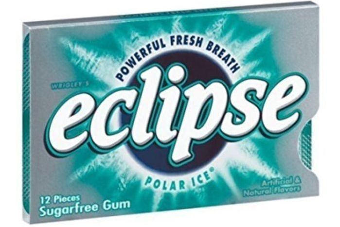 Eclipse Gum, Sugarfree, Polar Ice - 18 pieces