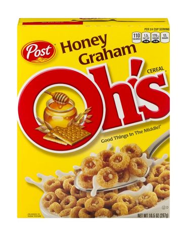 Buy Ohs Cereal, Honey Graham - 10.5 Ounces Online | Mercato