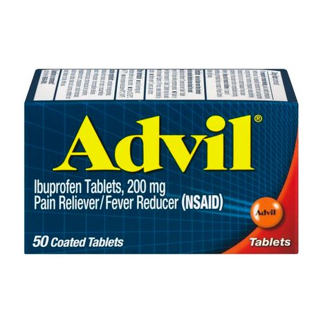 Buy Advil Ibuprofen, 200 mg, Coated Tablets -... Online | Mercato