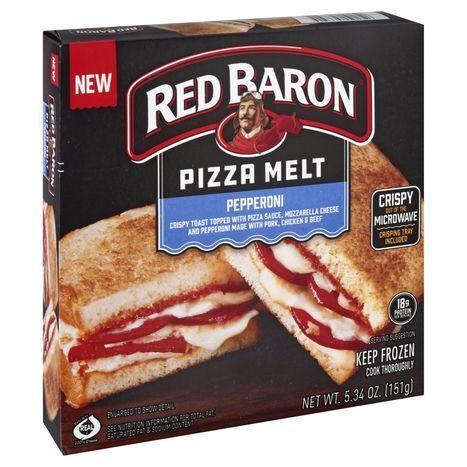 Buy Red Baron Pizza Melt, Pepperoni - 5.34 Ou... Online | Mercato