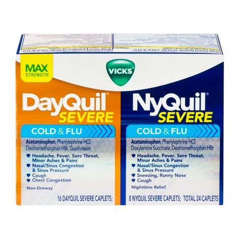 Buy Vicks DayQuil NyQuil Cold & Flu, Severe, ... Online | Mercato