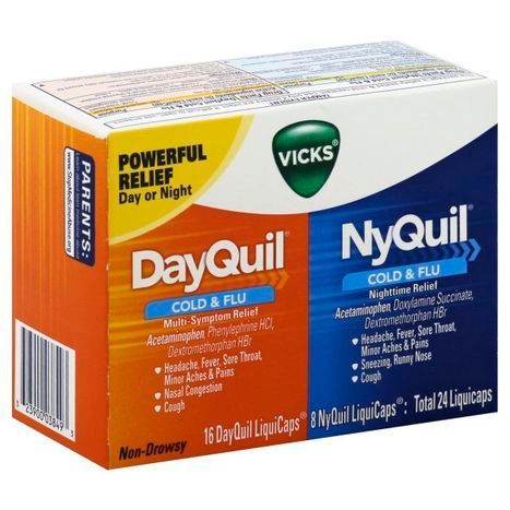 Buy Vicks DayQuil NyQuil Cold & Flu, Multi-Sy... Online | Mercato