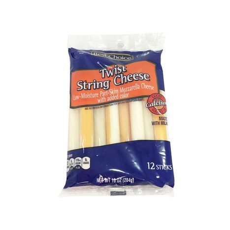 Buy Best Choice Twist String Cheese - 12 Count Online | Mercato