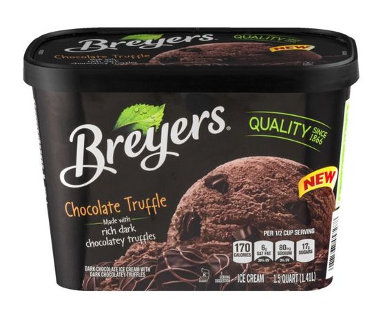 Buy Breyers Ice Cream, Chocolate Truffle - 1.... Online | Mercato