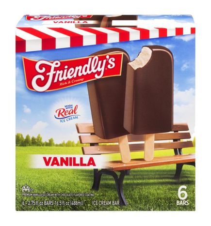 Buy Friendlys Ice Cream Bar, Vanilla Online 