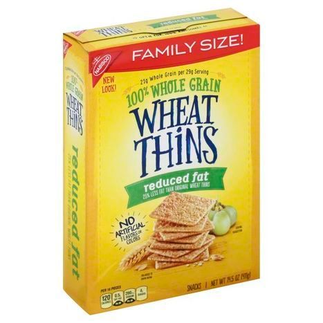 Buy Wheat Thins Snacks, Reduced Fat, 100% Who... Online | Mercato