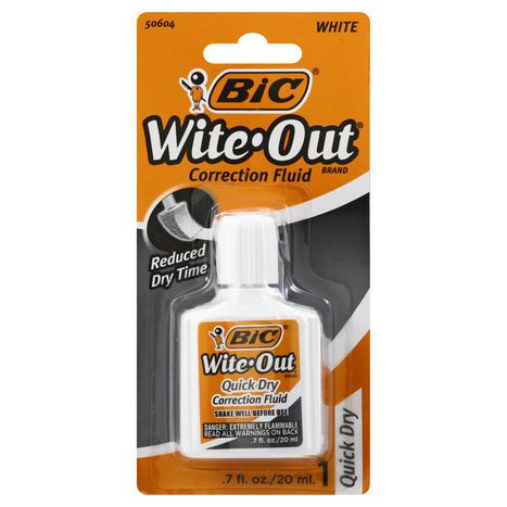 BIC Correction Fluid, White