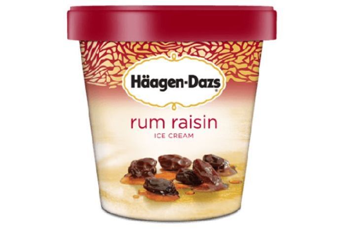 Buy Haagen Dazs - Rum Raisin Ice Cream (1 pt.) Online | Mercato