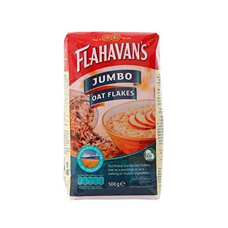 Buy Flahavans Jumbo Oat Flakes - 500 Grams Online | Mercato