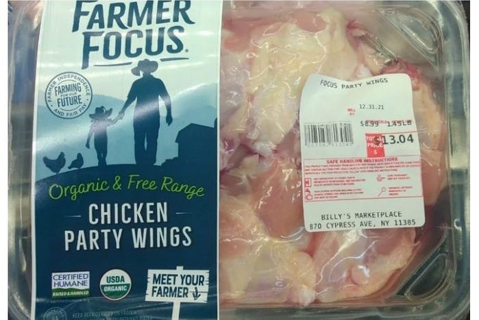 Order Farmer Focus Organic Chicken Wings