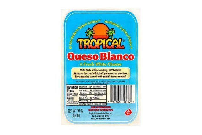 Buy Tropical Cheese, Queso Blanco Low Salt - ... Online | Mercato